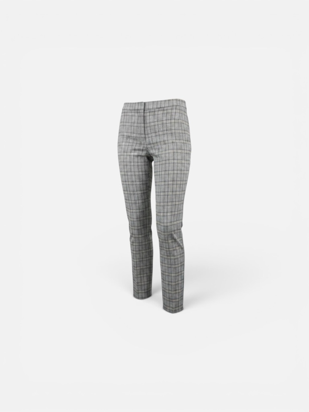 Amanda & Chelsea Gray Plaid Skinny Pants